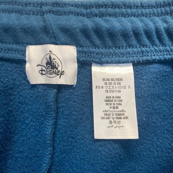 Walt Disney World Jogger Size XXL Green Tapered Sweatpants Mickey Pluto Donald - Picture 3 of 11